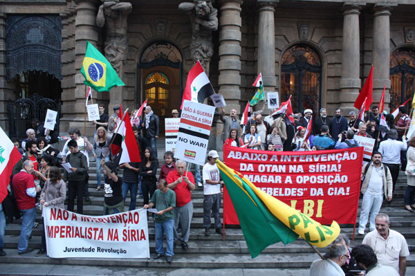 Ato em São Paulo presta solidariedade à Síria e defende a paz mundial