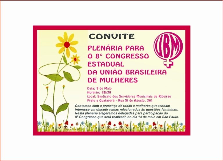 Congresso Estadual da União Brasileira de Mulheres