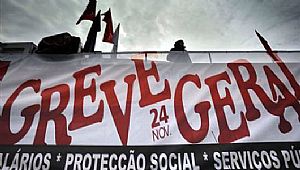 Centrais Sindicais de Portugal realizam greve geral contra cortes de gastos do governo
