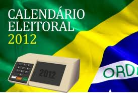 Confira as datas do calendário eleitoral de 2012