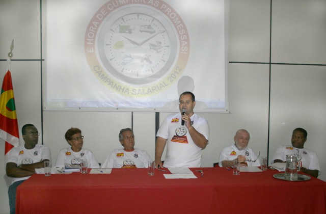 Sindicato lança a Campanha Salarial 2012