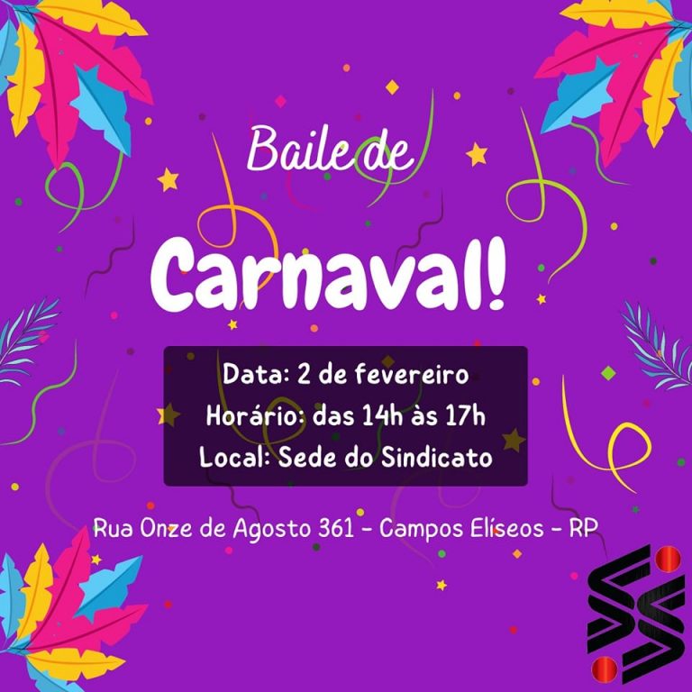 Baile de Carnaval tem data confirmada!